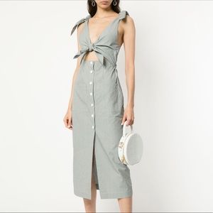 Alice McCall Make Sense striped midi dress.